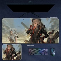 승리의 여신 Nikke 게임 승리의 여신 니케 캐릭터 굿즈 장패드 마우스패드 모음, 900x400mm, 3mm, O