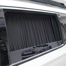 포터2 운전석 1열 햇빛가리개 암막 커튼 조수석 가림막 뒷좌석 유아 어린이 아기차량 햇볕 차박 캠핑 자동차 윈도우, 1열 더블캡, 블랙