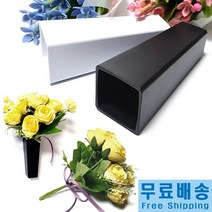 도토리샵 벽부착식 에칭 꽃병+장미 조화세트/ 납골당리스 벽장식 꽃다발 조화. 인테리어 화병 추모공원 성묘꽃 화환, 꽃병(블랙)+장미(옐로우)