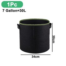 직물 식물 화분 재배 가방 1/3/5/7/10 갤런 원예 야채 토마토 딸기 재배 화분 정원 감자 심기 화분, 1 Pc 7 Gallon_4