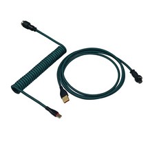 파워 1.8m 기계식 키보드 유형-C USB 항공 케이블 장식 맞춤형 슬리브 코일 에비에이터 와이어 유형-C-USB, [01] Army Green, Army Green