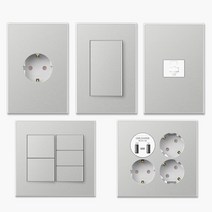 제일 화이트실버 전기 전등 스위치 커버 교체 방우형 매입 매립 콘센트 설치 맹커버 보조대 화장실 방우 덮개 1구 2구 3구 4구 5구 6구 인테리어, 01.스위치1구