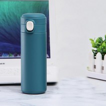 온도스마트물병 보온병 스마트 500M 단열 컵 커피 병 온수/냉수 진공 절연 물병 온도 디스플레이/필터 티, [01] 401-500ml, [11] Dark Blue-420ml
