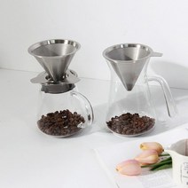 노블 내열유리 커피 드립세트.아로마타임, B타입