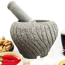 돌 절구 대형 떡방아 체험 학습장 떡매 치는 빻는, 20cm