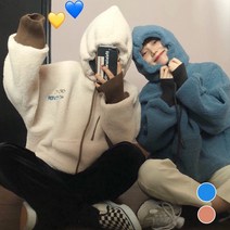 여성 뽀글이 패션 보아털 소재 귀여운 후드 티셔츠 문구 오버핏후드티 학생후드티 커플후드티 가족티