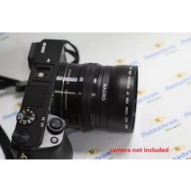 소니 A6000 A6300 A6500 40.5 mm용 0.45x 광각 매크로 렌즈 호환, 단일옵션