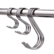 369Living 스테인레스 S고리 S자고리 옷걸이 다용도 걸이 소, 1개