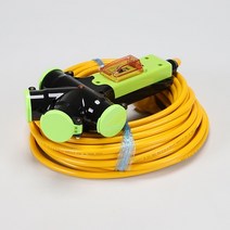 차단기 방우형 멀티콘센트 4WAY 2.5SQ 4구 20호 18M 20A 신성전기