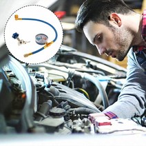 냉매회수기 자동차 에어컨 충전호스 R134A 냉매 수리 충전 호스 압력 게이지