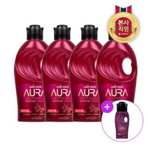 LG 생활건강 아우라 딥센트 섬유유연제 1L 용기 컬러풀베리x4개 아우라 200ml, 단품없음