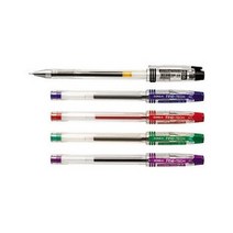 GJW799769 필기구 화인테크0.3mm 중성펜 문구 사무 젤라펜 펜/펜리필 흑색 외 7가지옵션, 도매프리 연두