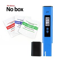 수질측정기 PH 측정기 0.1 고정밀 수질 시험기 수영장 수족관 물 모니터 PH/ATC/TDS/EC/TEMP, ph-127-블루 ph
