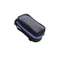 자전거 탑 튜브 프레임 가방 방수 휴대 전화 홀더 터치 스크린 산악 자전거 야외 승마 액세서리, ,블루 엘