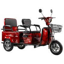 노인용 어르신 3륜 삼륜 세발 전기 자전거 전동차 48V, 자동차+48V12A 납산 배터리 48V, 1개