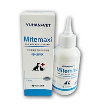 마이트맥시 120ml 강아지 고양이 귀세정제 진드기제거