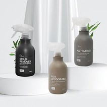 더홈샵 곰팡이 제거 솔루션 강력한 거품타입 벽지 베란다 화장실 결로 곰팡이제거, 곰팡이 제거 솔루션 3종세트