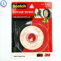 3M 초강력VHB양면테이프5140 (18mmX4m) 실리콘접 착, 상세페이지 참조