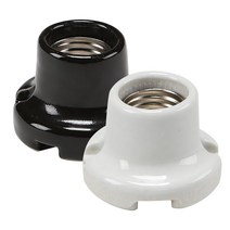 직부형 리셉터클 사기소켓 E26램프용-뷰티 메이크업 대기실 촬영장 거울 DIY, 화이트