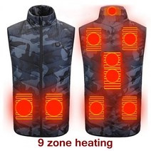 여성고어텍스자켓 Women USB Infrared 13 Heating Areas Vest Jacket Winter Electric Heated Waistcoat For Sports Hiking Oversized