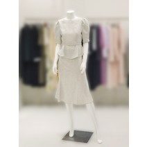 린 퍼프 소매 진주 트위드 셋업정장 LCBLNE0400(2282512)