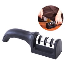 3단계 슬롯 세라믹 칼갈이 주방 필수품, 1개