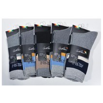 필드 골프룩 매치편한 발편한 장목 남자양말 기념회 심플 착용감좋은, 26cm, 5켤레색상혼합