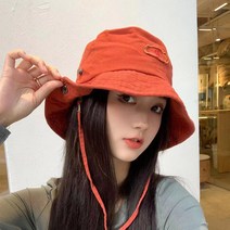 봄 여름 가을 여성 면 코튼밴딩 벙거지 버킷햇모자