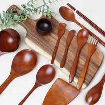 대추나무 천연옻칠 식사소품 /우드스푼/포크/젓가락, 11. 사선 뒤집개