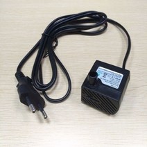 수중펌프 워터펌프 AC 220V 3W EU 플러그 잠수정 워터 펌프 수족관 분수 공기 물고기 연못 탱크 1 피스, Black