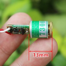DC 2.5V-5V 도트 레이저 헤드 (회로 기판 포함) 포인터 빨간색 황동 조준 CAL for Training Bore Sight, 한개옵션0