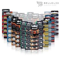 알카라인 리튬 건전지 코인 LR41 LR43 LR44 LR1130 CR2016 CR2032 CR2025 CR2430 CR2450 CR1632 CR1620 CR2412, CR1220 랜덤발송(5개입)