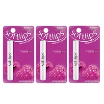 멘소래담 소프트립스 립밤 (바닐라+라즈베리+워터멜론), 라즈베리 X 3개