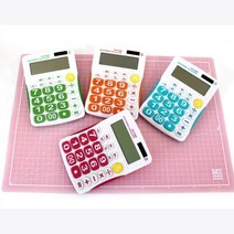 일반 사무용 버튼 전자 계산기 책상 탁상 귀여운계산기 사무실계산기, 1개, 2236계산기