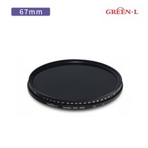 그린엘 고품질 ND2-ND2000 가변 ND 렌즈 필터 67mm