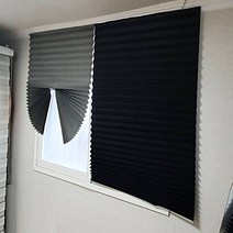 접착 암막 블라인드 블랙 원룸 자취방 전세집 월세집 길이조절 클립