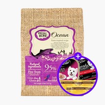 뉴질랜드 자연방목 위시본 강아지 사료 연어 5.4kg 시저캔 + 심플리 + 뉴트리션 1P 3개 [사은품 3종 증정]