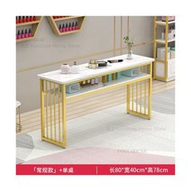 라이트 럭셔리 더블 매니큐어 테이블 일본 패션 네일 테이블과 의자 세트 심플한 뷰티 살롱 전문가용 테이블, A 80cm table