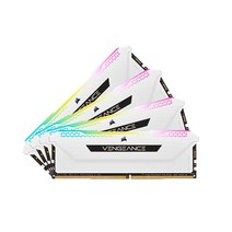 CORSAIR Corsair DDR4-3600MHz Desktop PC Memory VENGEANCE RGB PRO Series 32GB [8GB x 4] CMH32GX4M4D3600C18W MM6593, 1KB