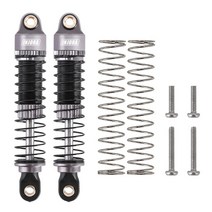 INJORA 트랙사스 TRX4M 디펜더 브롱코 쇽 쇼바 피스톤 업그레이드 53MM 충격 흡수기 오일 댐퍼, 2PCS Grey