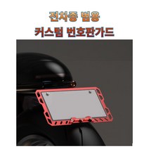 프로라이더스 커스텀 튜닝 번호판가드 알루미늄 프레임 번호판 플레이트 전차종범용, 버닝블루