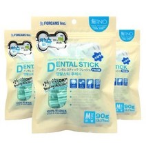 포켄스 강아지 덴탈스틱 후레시 칼슘 90g, 큰별, 3개