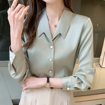 몬드스팟 여성스러운 유니크 카라 셔츠 블라우스 DM194_6