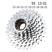 산악 자전거 나사산 플라이휠 6 7 8 9 10 단 11-36T 프리휠 28T 32T 폴딩 타워 휠 다중 1개, [04] 9-speed 13-32T