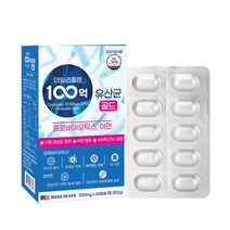데일리플랜 100억유산균골드 60캡슐 1박스 2개월분 아연 백억프로바이오틱스 기타영양제