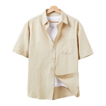 핫코드 남성용 옥스포드 남방 오버핏 11컬러 반팔 셔츠