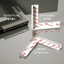 투명 모서리 코너 보호대 4P, 45mm