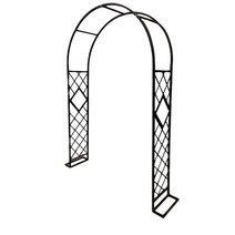 아치문 트랠리스 테라스 옥상 아치 게이트 장미 터널2, 다크 그린[폭 2.6 높이 2.3]