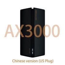 xiaomi ax3000 무선 라우터 wifi 6 2 4g 5g 기가비트 메쉬 3000mbps 리피터 ofdma vpn 신호 증폭기 익스텐더, 원래 미국 플러그, 중국 버전
