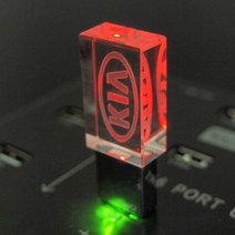 usb128기가 이동식 디스크 2테라 c타입 usb gb 크리스탈 pendrive 2.0 자동차 로고 kia 플래시 드라이브 4gb 8gb 16gb 32gb 드라이브 35, 64GB, 빨간불